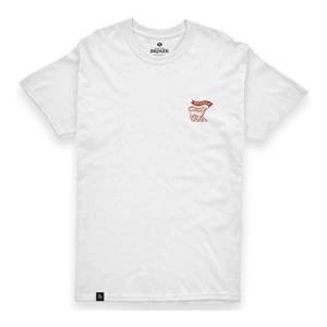 Koszulka T-shirt BROGER TIGER WHITE biały