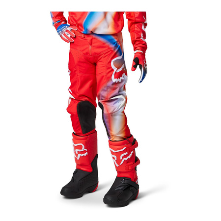 Spodnie cross dziecięce FOX JUNIOR 180 TOXSYK FLUO RED czerwony fluo niebieski