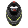 Kask szczękowy NZI COMBI 3 DUO ORBE BLACK ANTRACITE YELLOW MATT szary żółty