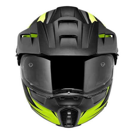 Kask szczękowy SCHUBERTH E1 ECE TUAREG YELLOW czarny grafitowy żółty fluo
