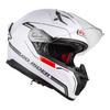Kask integralny NZI GO RIDER STREAM DUO SOLID WHITE biały