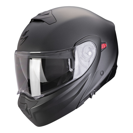 Kask szczękowy SCORPION EXO-930 EVO SOLID BLACK MATT czarny mat