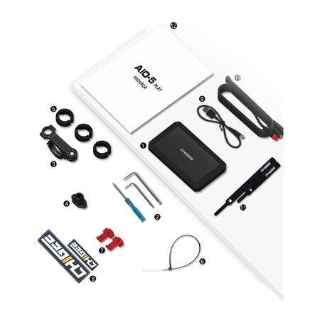 Nawigacja motocyklowa CHIGEE AIO-5 PLAY Carplay
