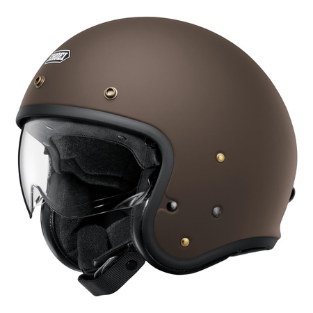Kask otwarty SHOEI J.O 2 MATT BROWN brązowy