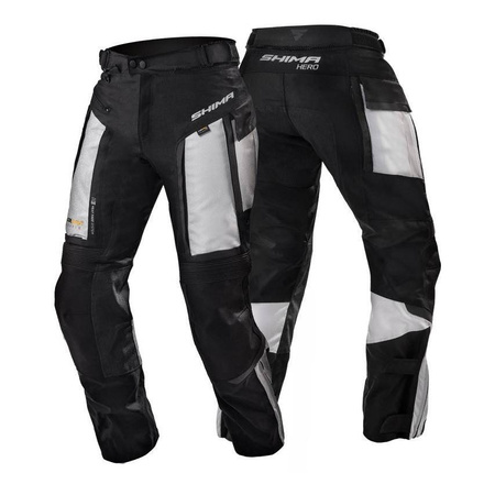 Spodnie tekstylne SHIMA HERO GREY czarny szary