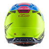 Kask cross ALPINESTARS SUPERTECH S-M8 RADIUM AQUA/FLUO YELLOW/NAVY niebieski żółty fluo zielony