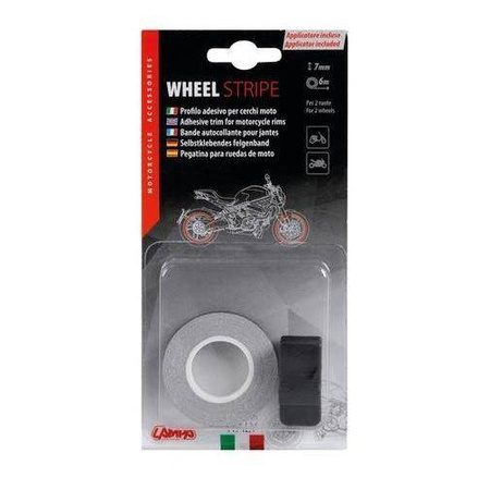 Taśma paski na rant felgi LAMPA RACING BLACK