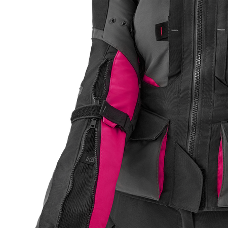 Kurtka tekstylna damska SHIMA HERO 2.0 LADY PINK czarny szary różowy