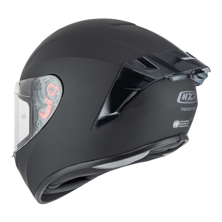 Kask integralny NZI TRENDY MATT BLACK czarny mat