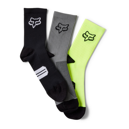 Skarpety FOX 6 RANGER PREPACK MULTI czarny szary żółty fluo