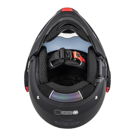 Kask szczękowy NZI MINIMOD MATT BLACK czarny mat