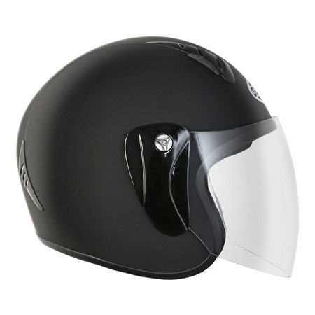Kask otwarty OZONE HY818 BLACK MATT czarny mat