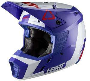 Kask cross LEATT GPX 3.5 V20.2 ROYAL niebieski biały czerwony