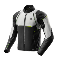 Kurtka tekstylna REBELHORN SWIFT LIGHT GREY/FLUO YELLOW szary żółty fluo