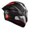 Kask integralny AXXIS FENIX ORK B5 MATT czarny czerwony szary