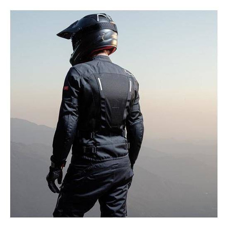 Kurtka tekstylna SPIDI TECH ARMOR BLACK czarny