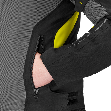 Kurtka tekstylna SHIMA RUSH 2.0 VENTED FLUO szary żółty fluo czarny
