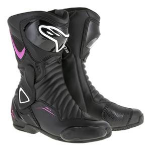 Buty sportowe damskie ALPINESTARS SMX-6 V2 LADY BLACK/FUCHSIA/WHITE czarny różowy