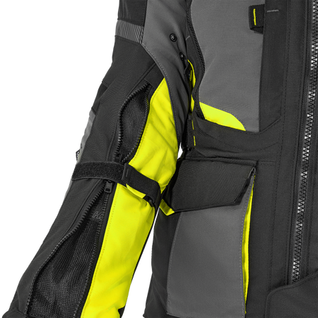 Kurtka tekstylna SHIMA HERO 2.0 MEN FLUO czarny szary żółty fluo