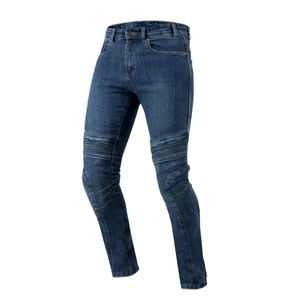 Jeansy motocyklowe OZONE HORNET II WASHED BLUE niebieski