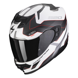 Kask integralny SCORPION EXO-520 EVO AIR ELAN WHITE/SILVER/RED biały srebrny czerwony czarny