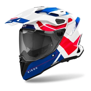 Kask integralny AIROH COMMANDER 2 REVEAL BLUE/RED GLOSS niebieski czerwony biały