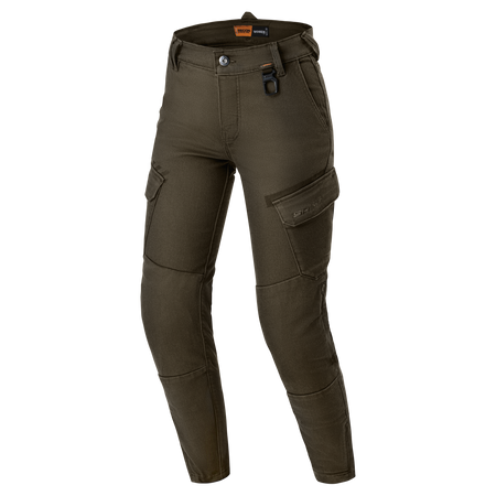 Jeansy motocyklowe damskie SHIMA RECON LADY GREEN zielony