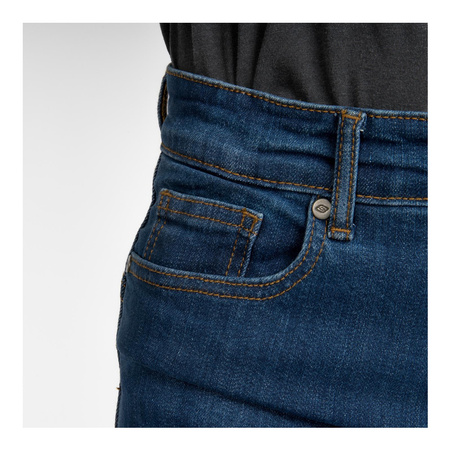 Jeansy motocyklowe damskie OZONE STRIKER LADY SLIM FIT WASHED BLUE niebieski