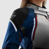 Kurtka tekstylna damska REBELHORN HARDY 3.0 LADY BLUE/GREY/RED niebieski szary czerwony