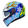 Kask integralny AGV K3 SV ROSSI WINTER TEST 2016 niebieski granatowy biały żółty fluo