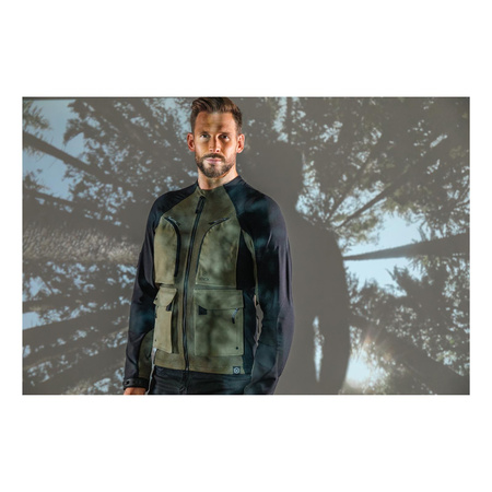 Kurtka tekstylna KNOX TOR SAGE zielony czarny