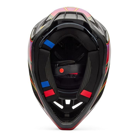 Kask cross FOX V3 RS CANVAS RED czerwony