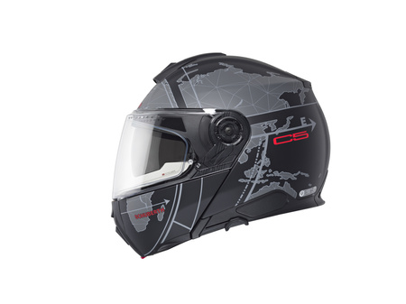 Kask szczękowy SCHUBERTH C5 ECE GLOBE BLACK czarny