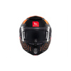 Kask szczękowy MT ATOM 2 SV STRANGE C4 MATT czarny pomarańczowy fluo