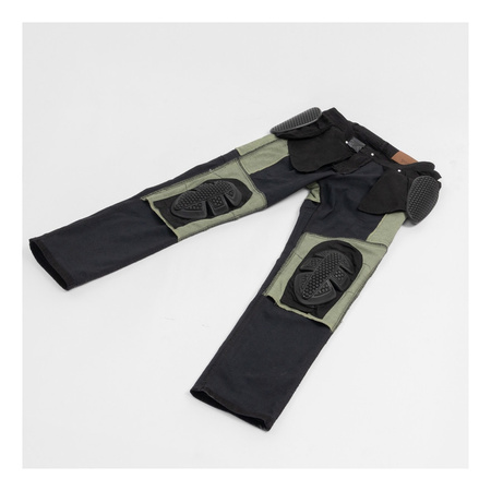 Jeansy motocyklowe BROGER BRONX BLACK czarny