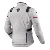 Kurtka tekstylna REVIT VERTICAL GTX SILVER srebrny czarny czerwony granatowy