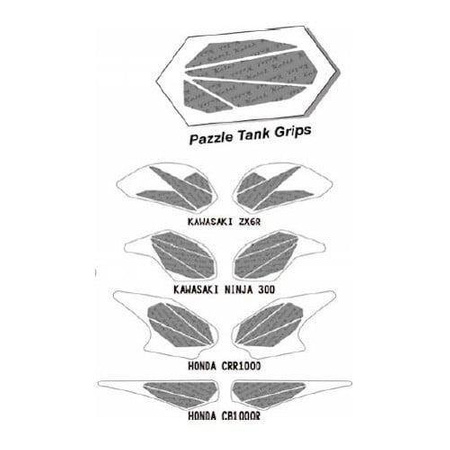 Tankpad KEITI PAZZLE BLACK czarny