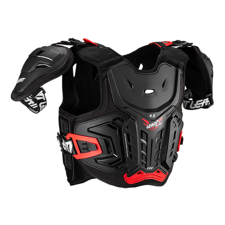 Buzer dziecięcy LEATT CHEST PROTECTOR 4.5 PRO JUNIOR BLACK/RED czarny czerwony