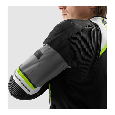 Kurtka tekstylna REBELHORN BORG II BLACK/GREY/FLUO YELLOW czarny szary żółty fluo