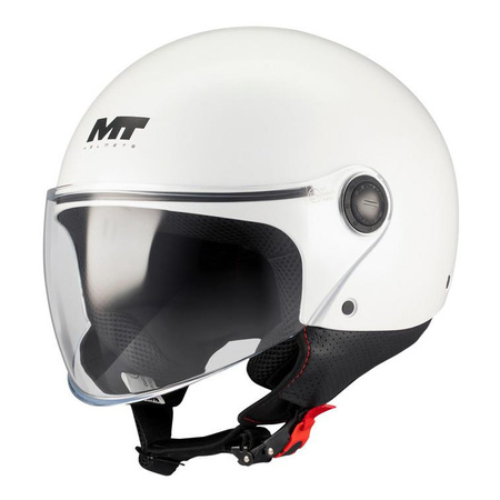 Kask otwarty MT STREET S PURE WHITE GLOSS biały
