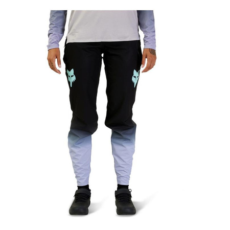 Spodnie rowerowe damskie FOX LADY FLEXAIR RACE LAVENDER czarny fioletowy