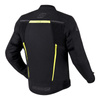 Kurtka tekstylna OZONE DELTA IV BLACK/FLO YELLOW czarny żółty fluo