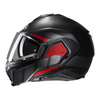 Kask szczękowy HJC I100 BEIS BLACK/RED czarny czerwony