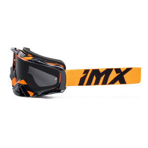Gogle motocyklowe IMX DUST GRAPHIC ORANGE GLOSS/BLACK SZYBA DARK SMOKE + CLEAR pomarańczowy czarny
