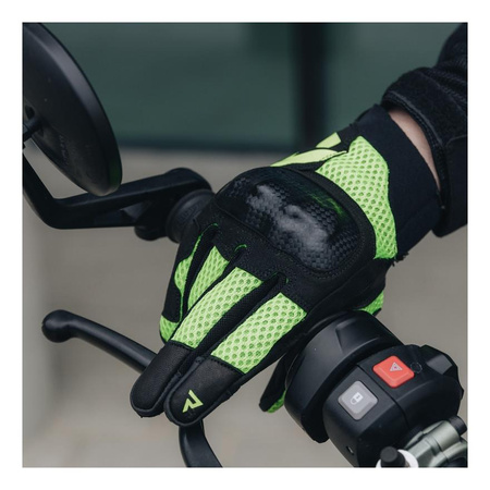 Rękawice miejskie REBELHORN GAP III BLACK/FLUO YELLOW czarny żółty fluo