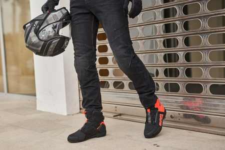 Jeansy motocyklowe SHIMA DEVON MEN BLACK czarny