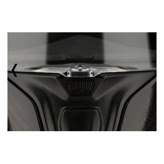 Kask szczękowy AGV SPORTMODULAR STRIPES CARBON/RED czarny czerwony