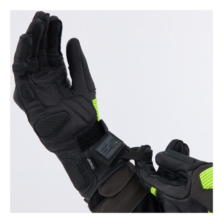 Rękawice szosowo-turystyczne REBELHORN RANGE BLACK/ANTHRACITE/FLUO YELLOW czarny szary żółty fluo