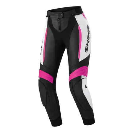 Spodnie skórzane damskie SHIMA MIURA 2.0 PINK FLUO czarny różowy