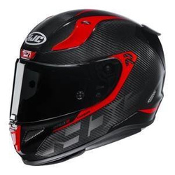 Kask integralny HJC R-PHA 11 CARBON BLEER BLACK/RED czerwony czarny szary